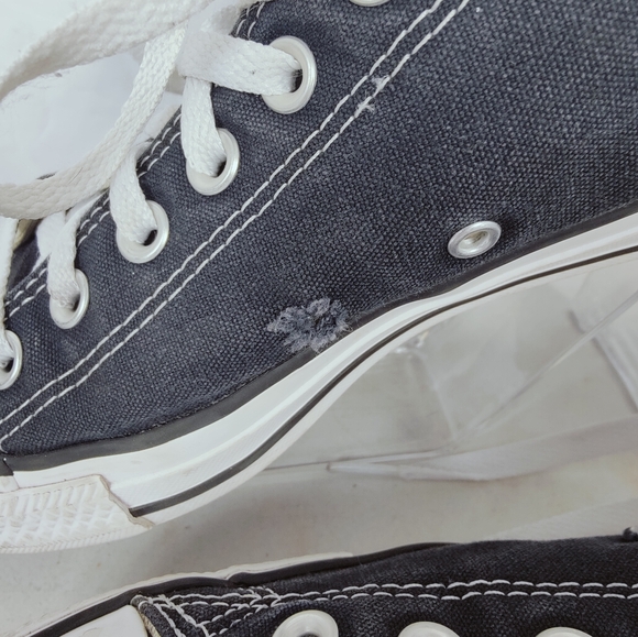 Converse Chuck Taylor All Star Black Canvas Low Sneakers, 7(M) 9(W) - Picture 13 of 13